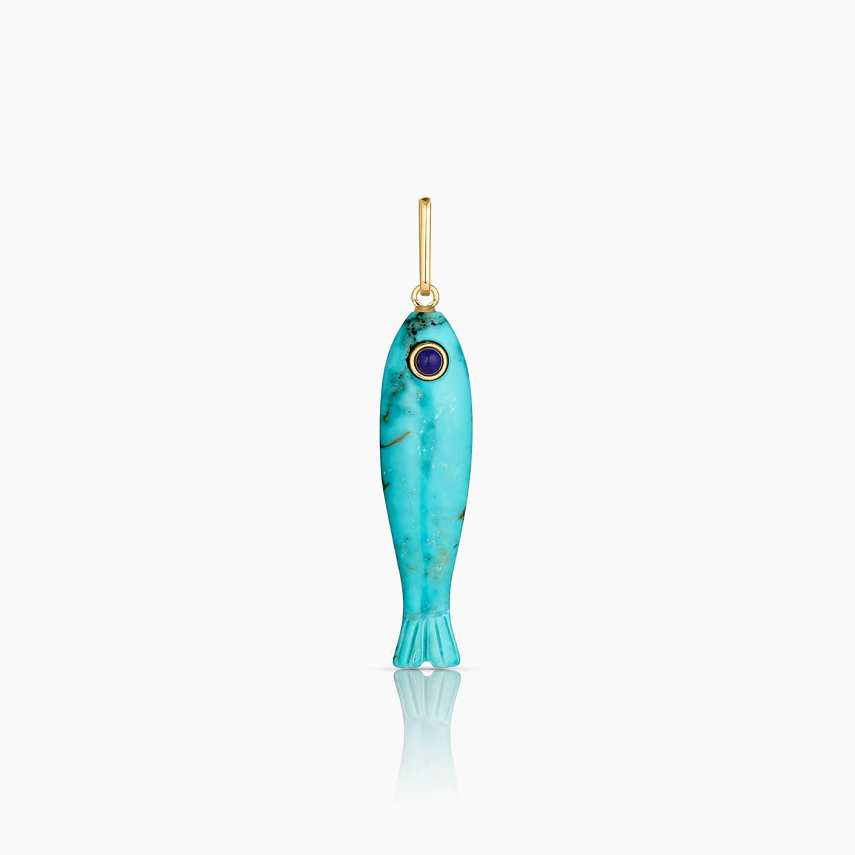 Howlite Fish Charm
