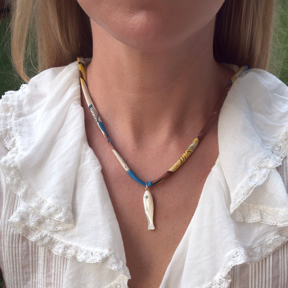 Fortuna Mother Of Pearl Charm