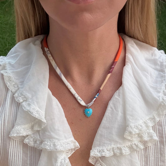Howlite Mini Heart Charm