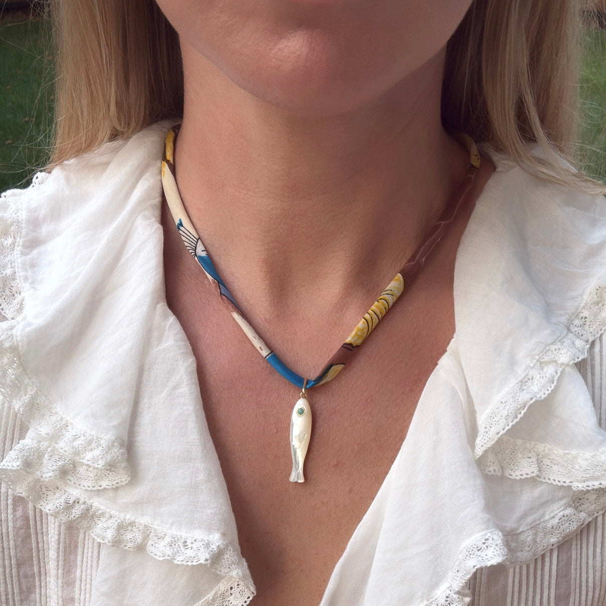 Fortuna Mother Of Pearl Charm